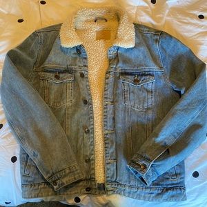 Sherpa Lined Denim Jacket